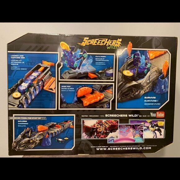Screechers Wild Fossil Fire Stunt Set, new! - Picture 9 of 14
